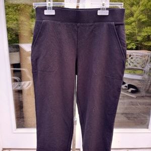 Talbots Black Activewear Capri Pants PS